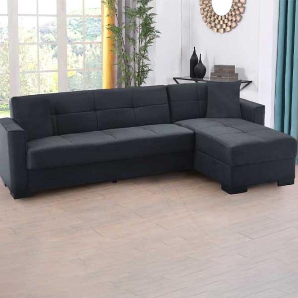 Canapea Fabulous Porto 58-002 (5641661) Pânză de iută/ Dark Gray photo 2 Canapea Fabulous Porto 58-002 (5641661) Pânză de iută/ Dark Gray photo 2