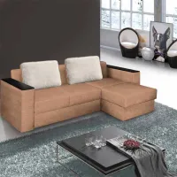 Canapea de colț Modern Soft Alaska 10 (5682425) Stofă/ Brown photo 2