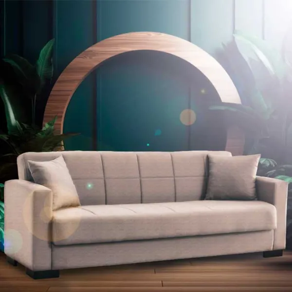 Canapea Fabulous Marbella (5641657) Pânză de iută/ Light Brown photo 3 Canapea Fabulous Marbella (5641657) Pânză de iută/ Light Brown photo 3