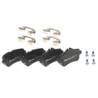 Plăcuțe de frână Brembo P 50 099 spate/ disk photo 2