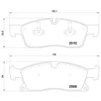 Plăcuțe de frână Brembo P 50 109 față/ disk photo 4