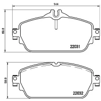Plăcuțe de frână Brembo P 50 118 față/ disk photo 4