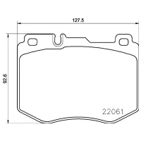Plăcuțe de frână Brembo P 50 120 față/ disk photo 4