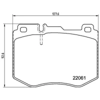 Plăcuțe de frână Brembo P 50 145 față/ disk photo 4