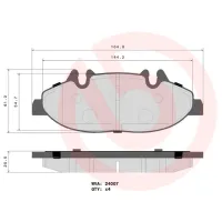 Plăcuțe de frână Brembo P 50 050 față/ disk photo 4