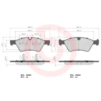 Plăcuțe de frână Brembo P 50 063 față/ disk photo 4