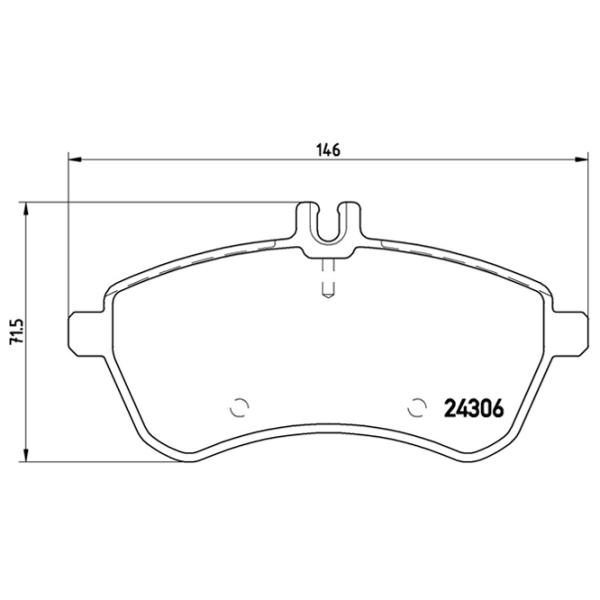 Тормозные колодки Brembo P 50 067 передние/ дисковые photo 4 Тормозные колодки Brembo P 50 067 передние/ дисковые photo 4