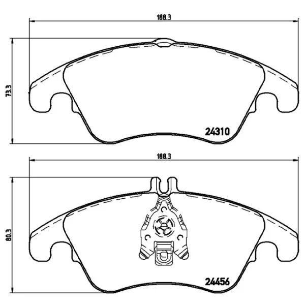 Plăcuțe de frână Brembo P 50 069 față/ disk photo 4