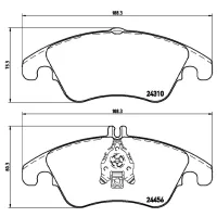 Plăcuțe de frână Brembo P 50 069X față/ disk photo 3
