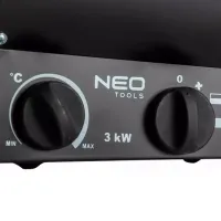 Тепловая пушка Электрическая NEO Tools 90-066 3000 Вт/ 30 м²/ 291 м³/ ч photo 2