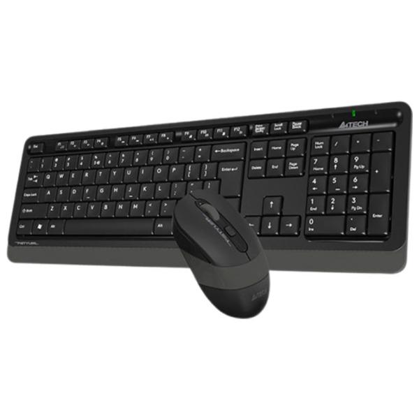Клавиатура и Мышь A4Tech FG1010S Беспроводные/ Серый photo 3