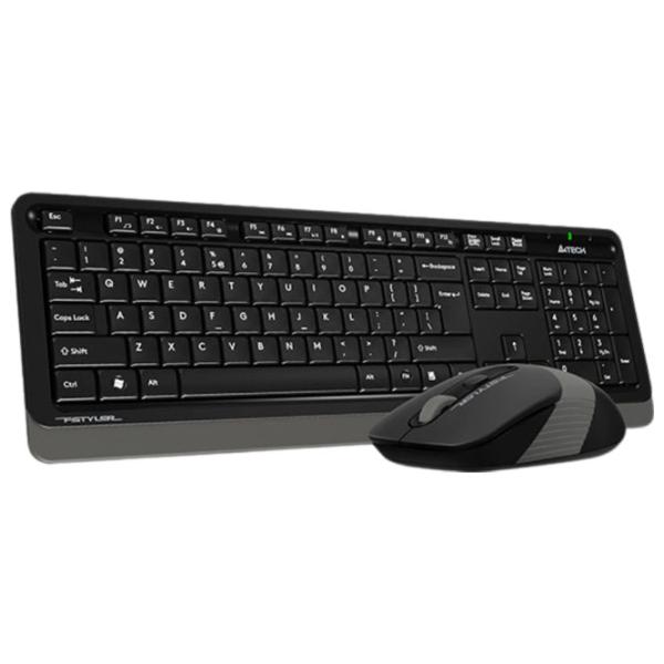 Клавиатура и Мышь A4Tech FG1010S Беспроводные/ Серый photo 4