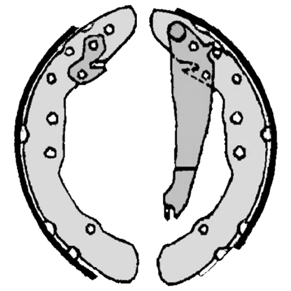 Тормозные колодки Brembo S 85 514 задние/ барабанные photo 2 Тормозные колодки Brembo S 85 514 задние/ барабанные photo 2