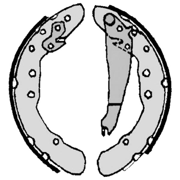 Тормозные колодки Brembo S 85 514 задние/ барабанные photo 2 Тормозные колодки Brembo S 85 514 задние/ барабанные photo 2