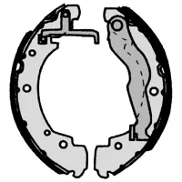 Plăcuțe de frână Brembo S 85 515 spate/ tobă photo 2