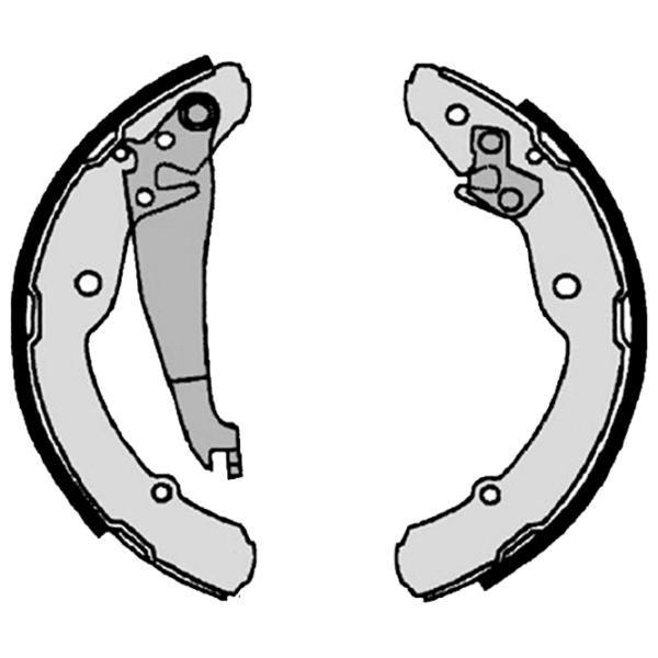 Тормозные колодки Brembo S 85 516 задние/ барабанные photo 2 Тормозные колодки Brembo S 85 516 задние/ барабанные photo 2