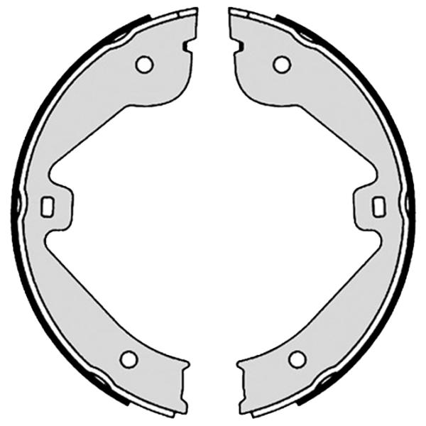 Тормозные колодки Brembo S 85 536 задние/ барабанные photo 2