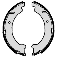 Plăcuțe de frână Brembo S 86 509 spate/ tobă photo 2