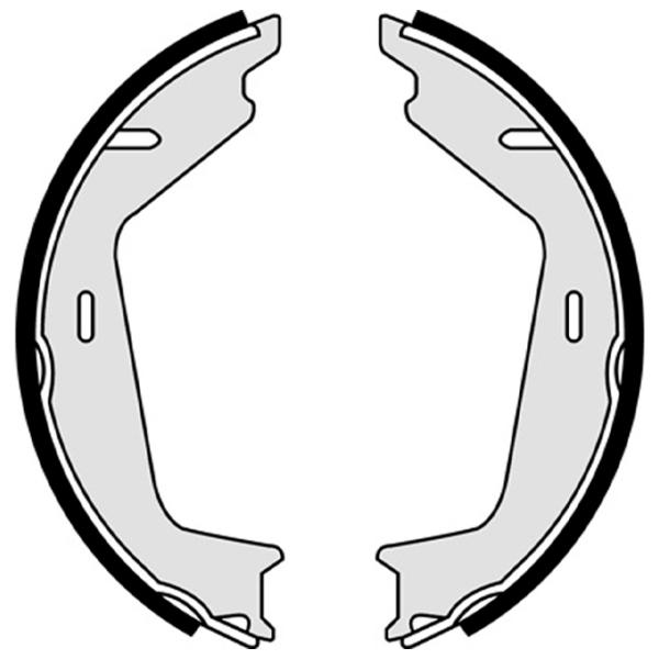 Тормозные колодки Brembo S 86 511 задние/ барабанные photo 2 Тормозные колодки Brembo S 86 511 задние/ барабанные photo 2