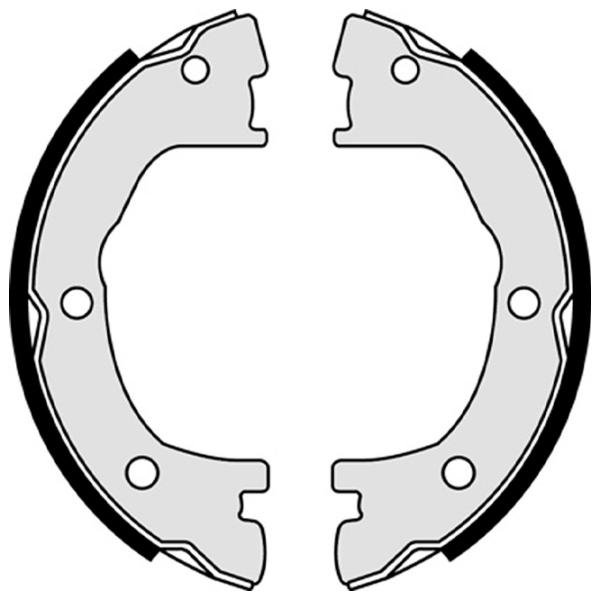 Plăcuțe de frână Brembo S A6 506 spate/ tobă photo 2 Plăcuțe de frână Brembo S A6 506 spate/ tobă photo 2