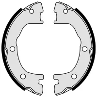 Plăcuțe de frână Brembo S A6 506 spate/ tobă photo 2