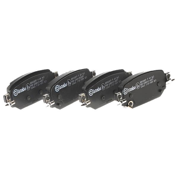 Plăcuțe de frână Brembo P 49 063 spate/ disk photo 2 Plăcuțe de frână Brembo P 49 063 spate/ disk photo 2