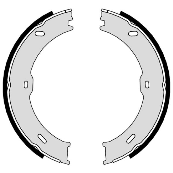 Тормозные колодки Brembo S 50 523 задние/ барабанные photo 2 Тормозные колодки Brembo S 50 523 задние/ барабанные photo 2