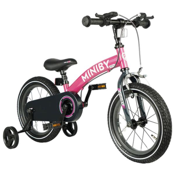 Bicicletă fără pedale Qplay Miniby 14" Metal/ Pink Black photo 2 Bicicletă fără pedale Qplay Miniby 14" Metal/ Pink Black photo 2