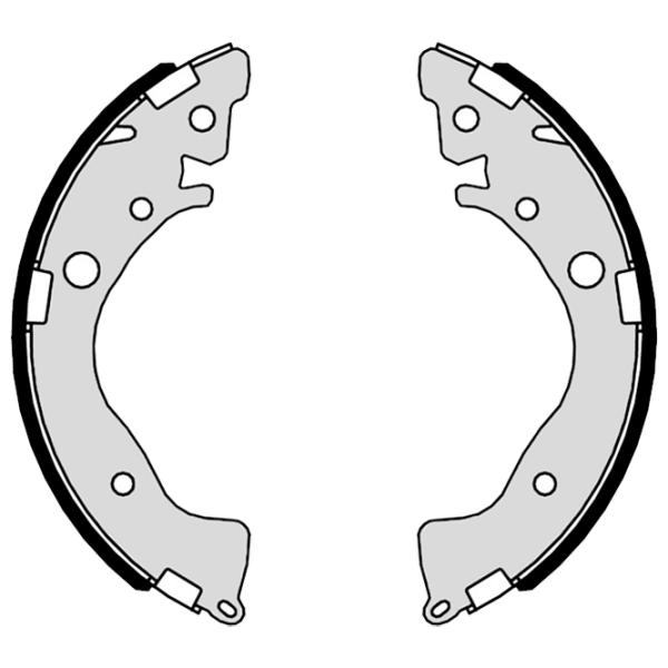 Тормозные колодки Brembo S 28 521 задние/ барабанные photo 2 Тормозные колодки Brembo S 28 521 задние/ барабанные photo 2