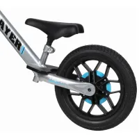 Bicicletă fără pedale Qplay Player 12" Oțel/ Blue Silver photo 2