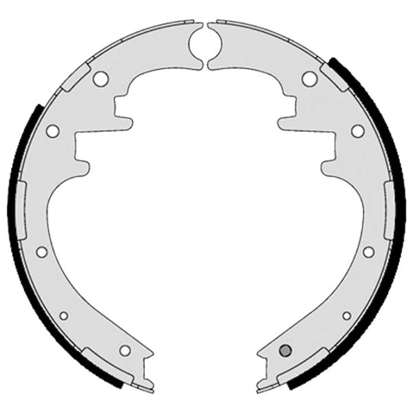 Тормозные колодки Brembo S 24 554 задние/ барабанные photo 2 Тормозные колодки Brembo S 24 554 задние/ барабанные photo 2