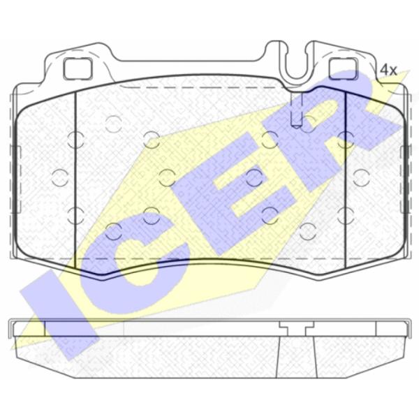 Тормозные колодки Icer 181389 передние/ дисковые photo 2 Тормозные колодки Icer 181389 передние/ дисковые photo 2
