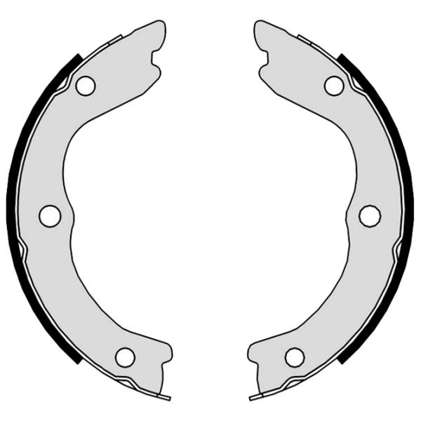 Тормозные колодки Brembo S 56 543 задние/ барабанные photo 2