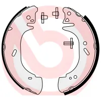 Plăcuțe de frână Brembo S 59 518 spate/ tobă photo 2