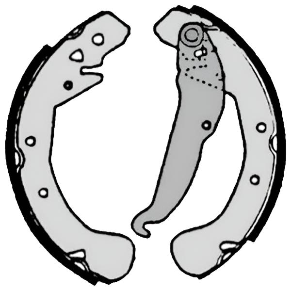 Тормозные колодки Brembo S 59 517 задние/ барабанные photo 2