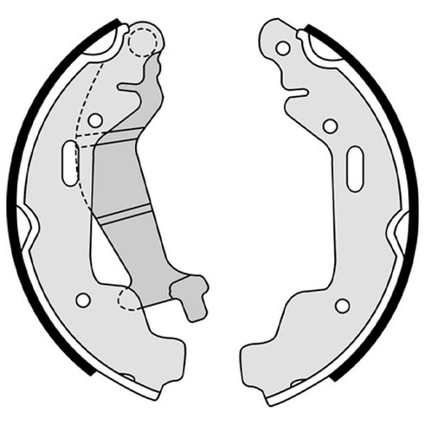 Plăcuțe de frână Brembo S 59 516 spate/ tobă photo 2 Plăcuțe de frână Brembo S 59 516 spate/ tobă photo 2