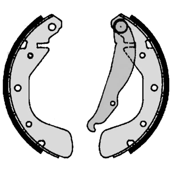 Тормозные колодки Brembo S 59 511 задние/ барабанные photo 2