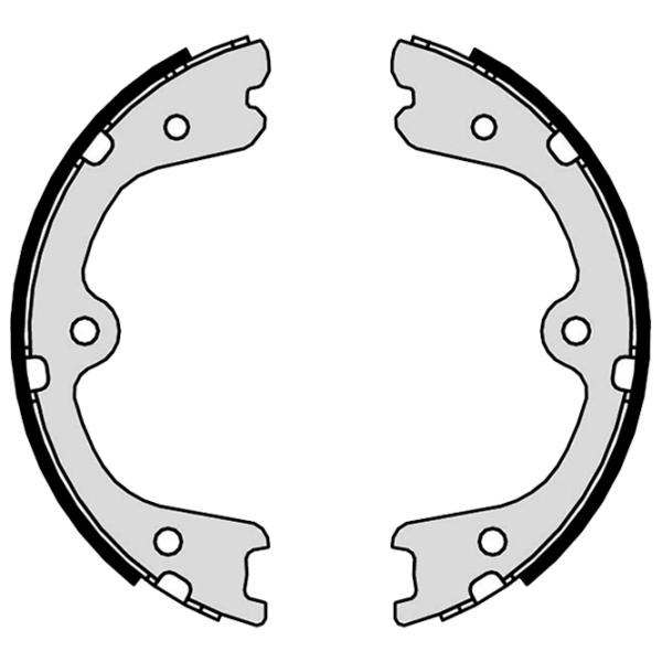 Тормозные колодки Brembo S 56 546 задние/ барабанные photo 2