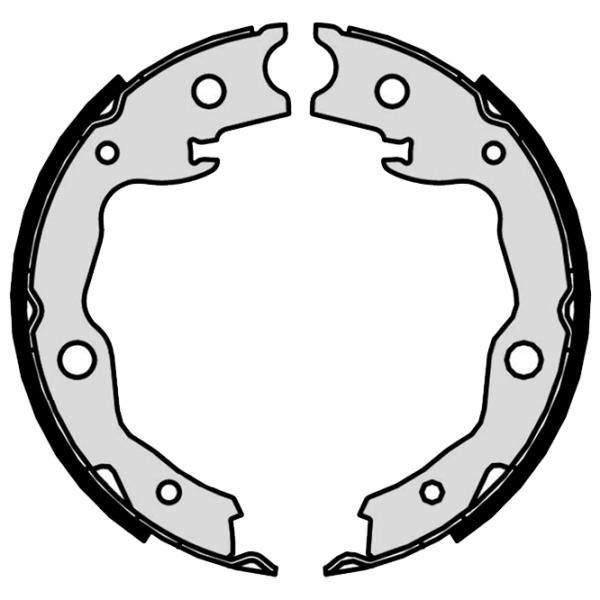 Тормозные колодки Brembo S 56 545 задние/ барабанные photo 2