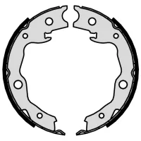 Plăcuțe de frână Brembo S 56 545 spate/ tobă photo 2