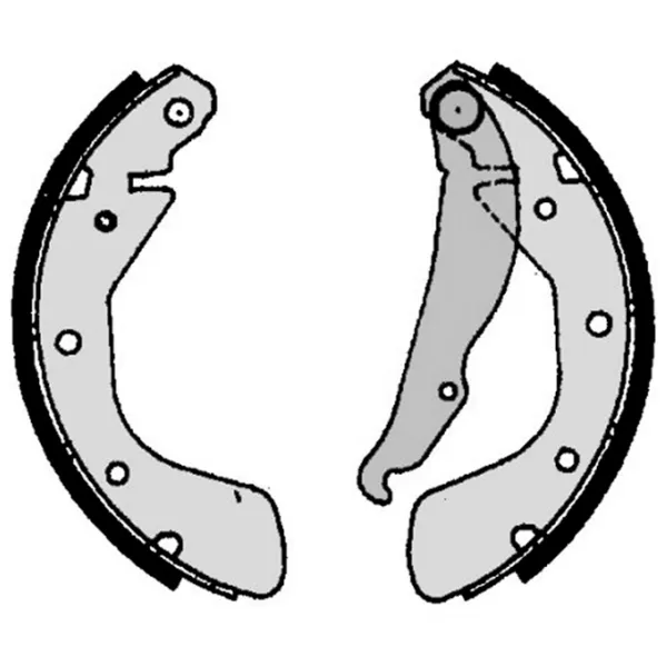 Тормозные колодки Brembo S 59 513 задние/ барабанные photo 2 Тормозные колодки Brembo S 59 513 задние/ барабанные photo 2