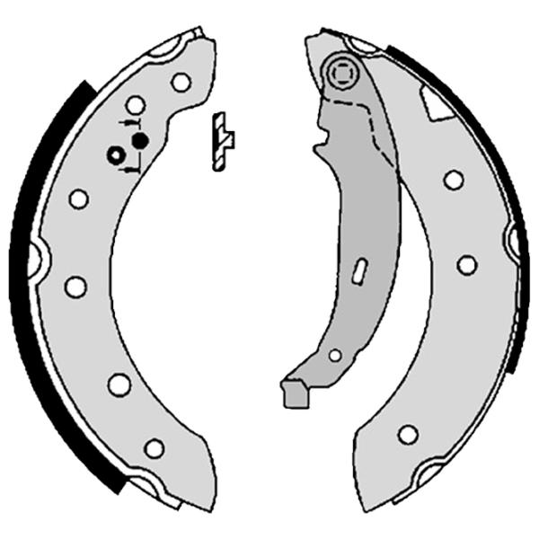 Тормозные колодки Brembo S 61 520 задние/ барабанные photo 2 Тормозные колодки Brembo S 61 520 задние/ барабанные photo 2