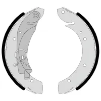 Plăcuțe de frână Brembo S 61 524 spate/ tobă photo 2