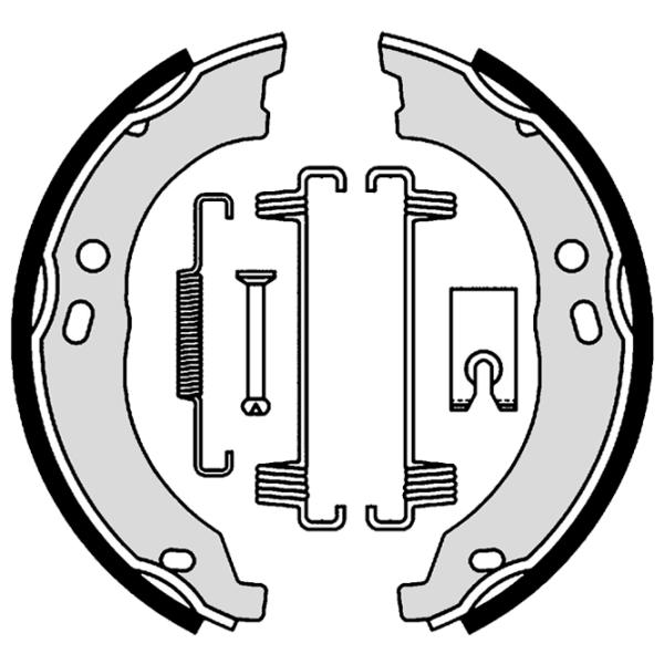Тормозные колодки Brembo S 23 579 задние/ барабанные photo 2
