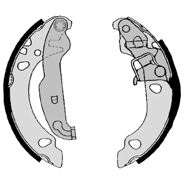 Тормозные колодки Brembo S 24 530 задние/ барабанные photo 2 Тормозные колодки Brembo S 24 530 задние/ барабанные photo 2