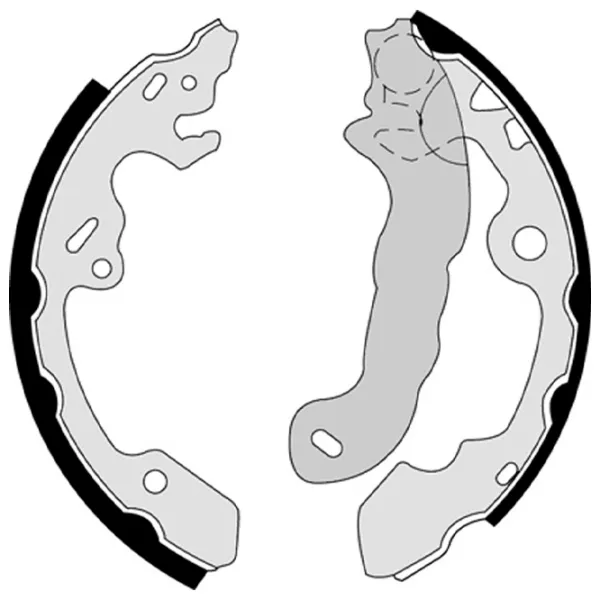 Тормозные колодки Brembo S 24 531 задние/ барабанные photo 2