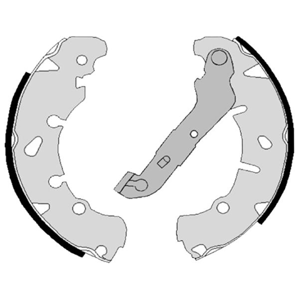 Тормозные колодки Brembo S 24 533 задние/ барабанные photo 2 Тормозные колодки Brembo S 24 533 задние/ барабанные photo 2