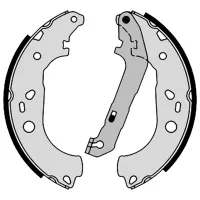 Plăcuțe de frână Brembo S 24 534 spate/ tobă photo 2