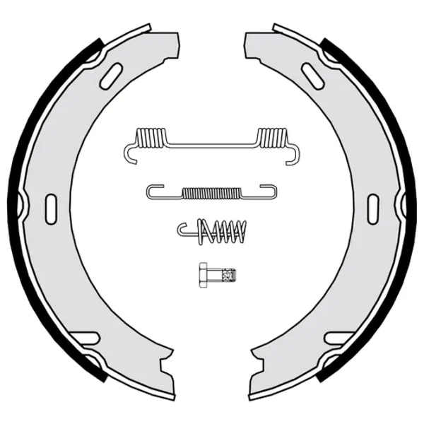 Тормозные колодки Brembo S 50 507 задние/ барабанные photo 2 Тормозные колодки Brembo S 50 507 задние/ барабанные photo 2