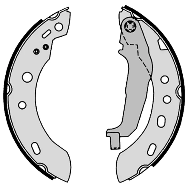 Тормозные колодки Brembo S 56 507 задние/ барабанные photo 2 Тормозные колодки Brembo S 56 507 задние/ барабанные photo 2